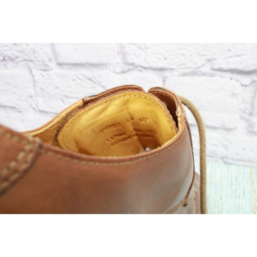 Sandro Moscoloni Brown Leather Cap Toe Dress Oxford Shoes Size 11.5 M - Picture 7 of 9